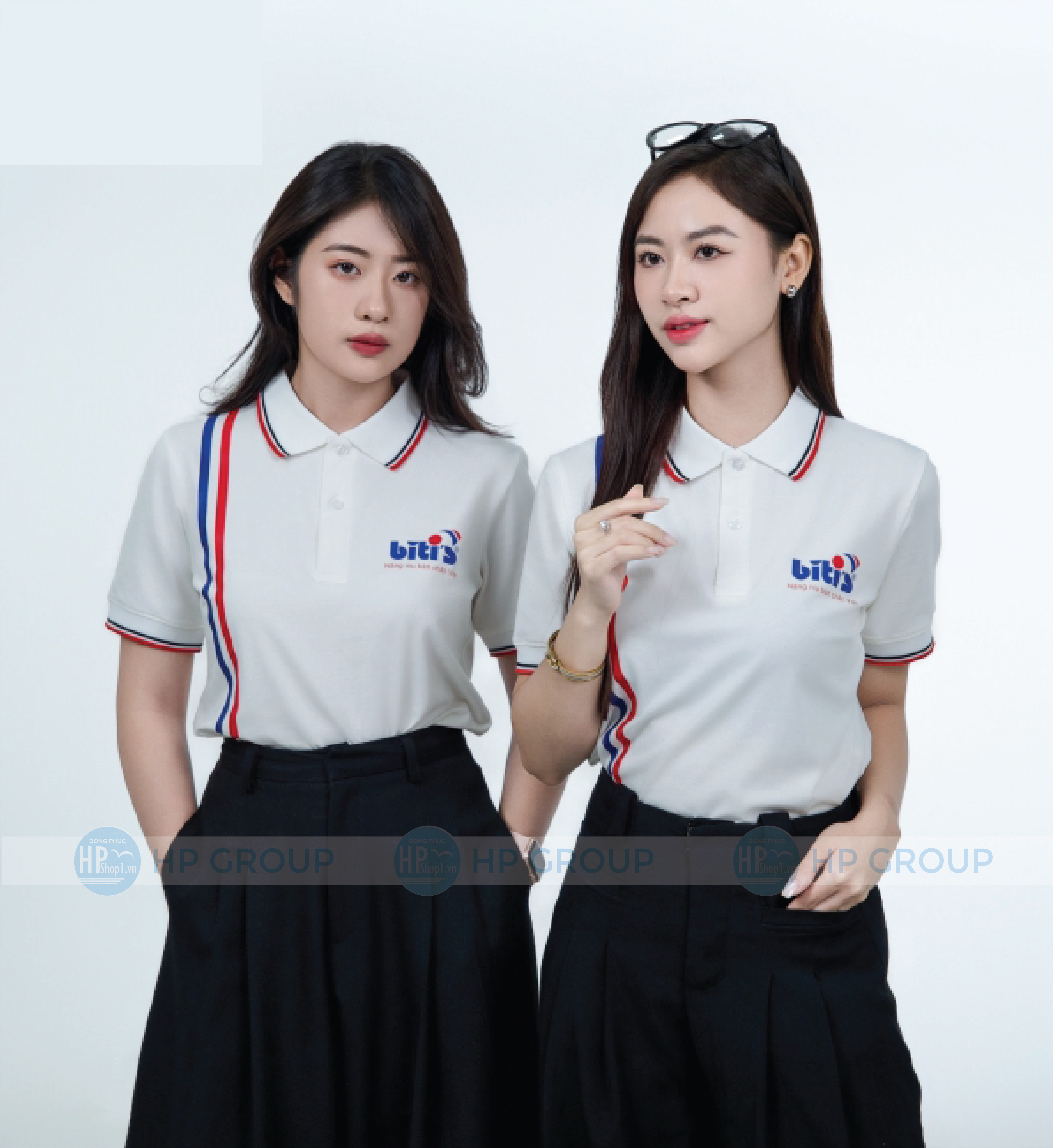 Mẫu áo đồng phục công ty Bitis